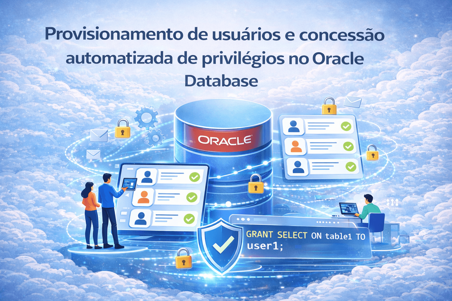 Provisionamento de usuários e concessão automatizada de privilégios no Oracle Database